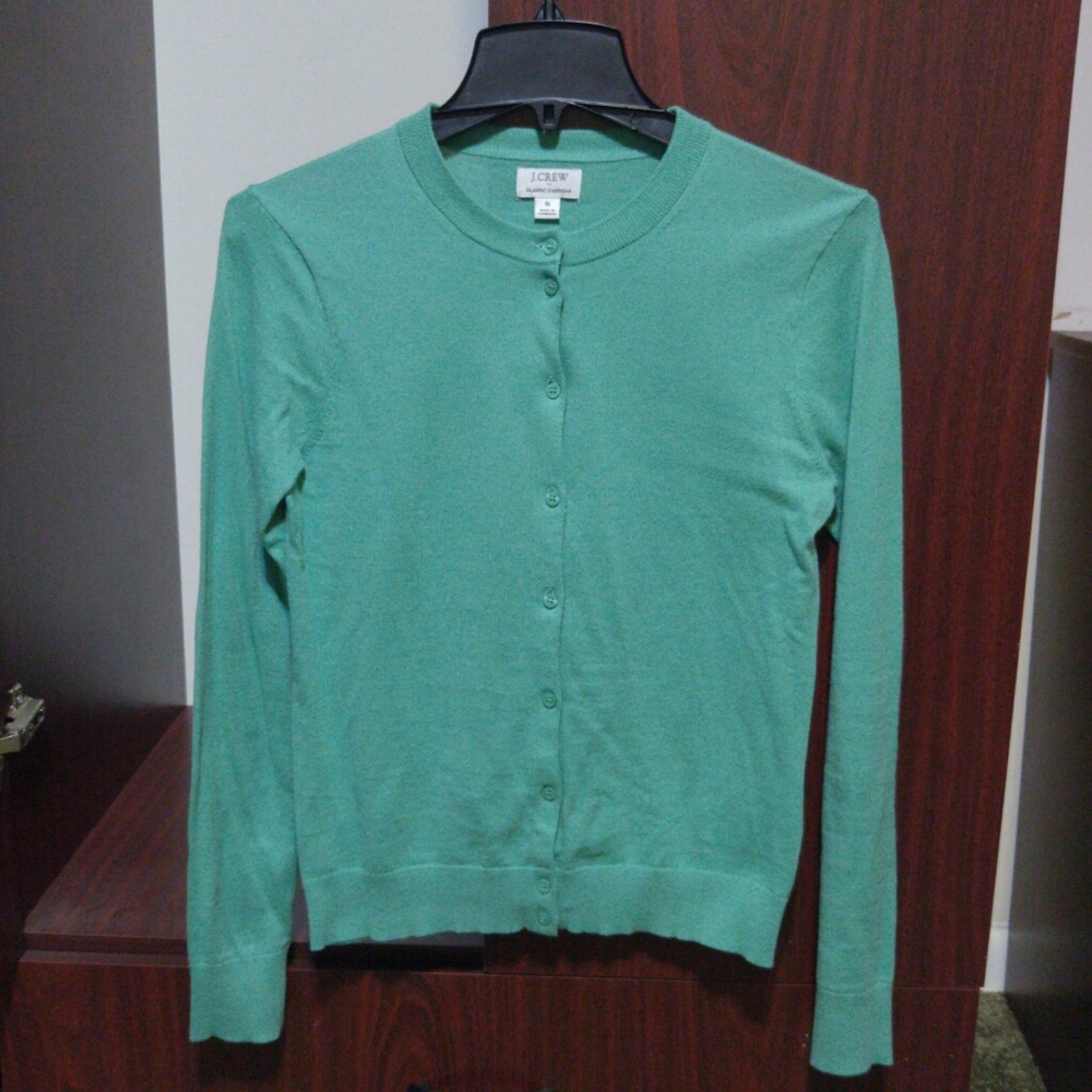 New! J.Crew Classic Cotton Cardigan